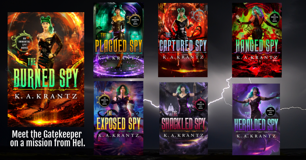 Immortal Spy Series 7 Book Covers